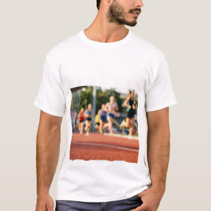 Werk Leven Balans Zakelijke Atleet Hardlopen T T-shirt