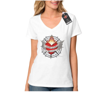 WERK LIEFDE BALANS kompasontwerp T-shirt