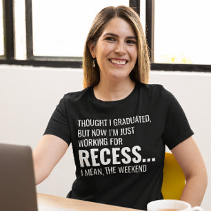 Werk Memes Kantoor-Humor Werkplek Grappig T-shirt