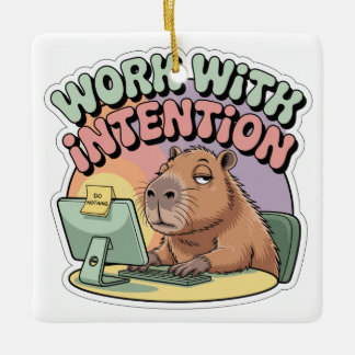 Werk Met Intentie Keramisch Ornament