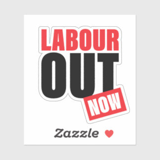 Werk nu uit! sticker