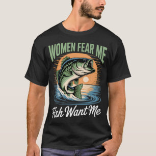 Werk om te Leven Leef om te Vissen T-shirt