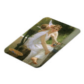 Werk onderbroken door Bouguereau, Angel Portrait Magneet (Linkerzijde)