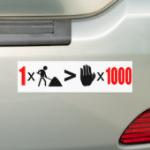 Werk > Prayer-formule - Bumpersticker (Op auto)