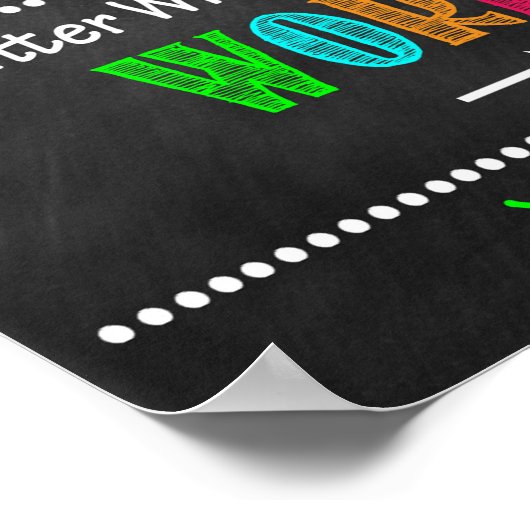 Werk samen in het Kantoor Classroom-Poster Poster (Hoek)