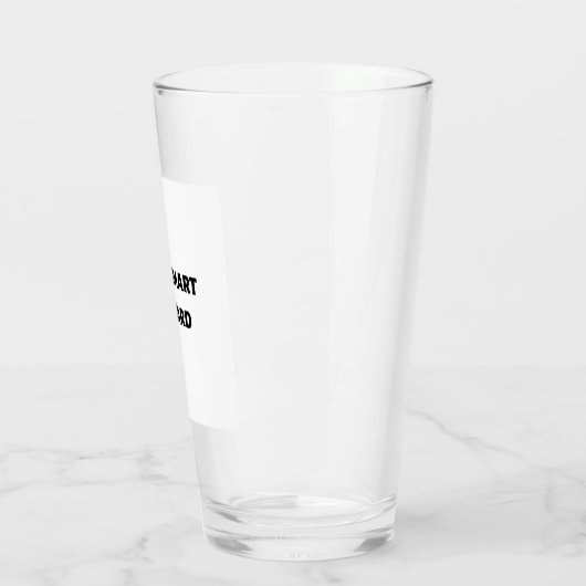 Werk slim en niet hard glas (Links)