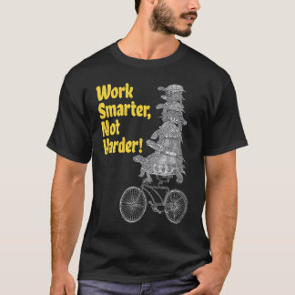Werk slimmer dan harder schilderen t-shirt