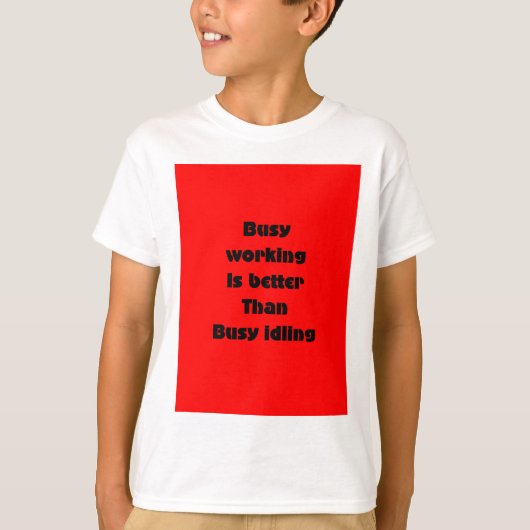 werk t-shirt (Voorkant)