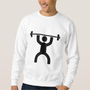 Werk uit Minimalist Stick Figuur Icon T-shirt