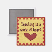 Werk van de hartleraar magneet (Voorkant / Achterkant)