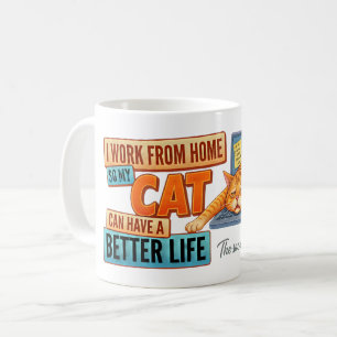 Werk van thuis mok - Grappig WFH cadeau