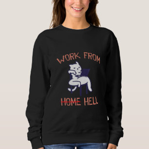 Werk vanuit het HELP Employee Humor-personeel werk Trui