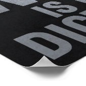 Werk vóór succes - Motivatie Poster (Hoek)