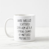 Werk Voorspelling Fun Collega Werk Bestie Gift Kan Koffiemok (Links)