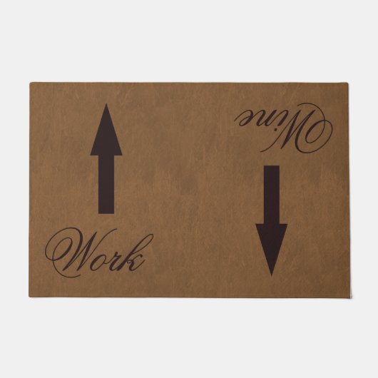 Werk | wijn deurmat (Voorkant)