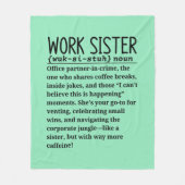 Werk zus fleece deken (Voorkant)