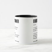 Werkdefinitie van eventplanner mok (Midden)