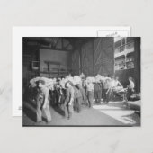 Werken aan de bananenboot - Vintage Briefkaart (Voorkant / Achterkant)