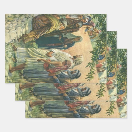 Werken aan de Sabbat,  religie Inpakpapier Vel (Set)