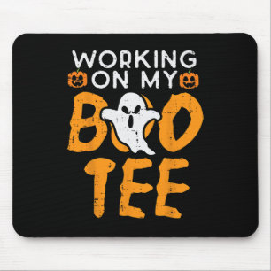 Werken Aan Mijn Boo Tee Gym Pret Yoga Pilates Fitn Muismat