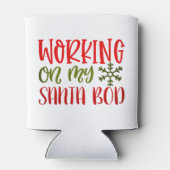 Werken aan mijn kerstlichaam | Kerstmis Blikjeskoeler (Achterkant)