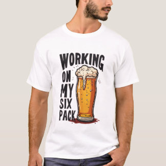 Werken aan mijn sixpack - T-shirt ontwerp