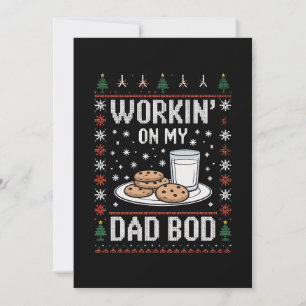 Werken Aan Mijn Vader Lichaam Vader Kerstmis Horre Feestdagenkaart