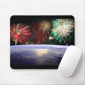 Werken en vuurwerk muismat (Met muis)