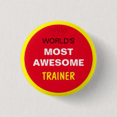 Werken het meest Geweldige - TRAINER (beste) Ronde Button 3,2 Cm (Voorkant)