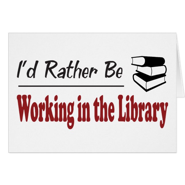 Werken in de bibliotheek (Voorkant Horizontaal)