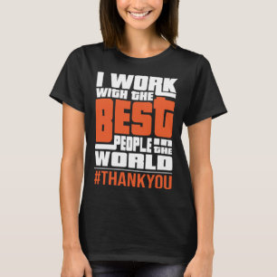 Werken met de beste People Boss Staff Employee App T-shirt