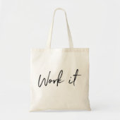 Werken met het Gym Tas (Voorkant)