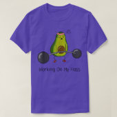 Werken met mijn hart Avocardio Avocado deadlift Lo T-shirt (Design voorkant)