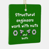 Werken met moeren keramisch ornament (Rechts)