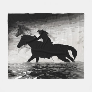 Werken met spirits - Drijfband voor paarden Fleece Deken