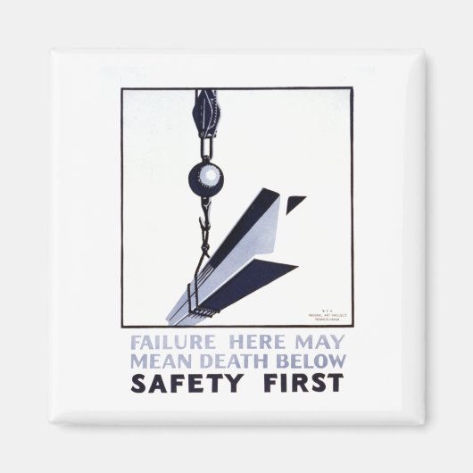 Werken met zorg magneet (Voorkant)