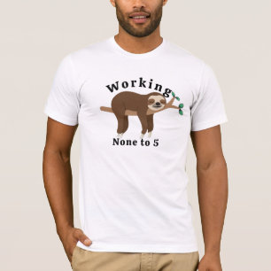 Werken Niet Tot 5 Paresse T-shirt - Grappige Pensi