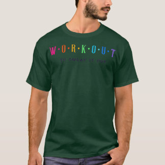 Werken om de fitness van de werkstroomuitval te el t-shirt