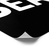 Werken op Beer Time Illustration Poster (Hoek)