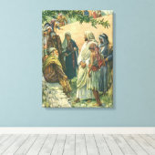 Werken op de sabbat, Oude Religie Canvas Afdruk (Insitu (Houten vloer))