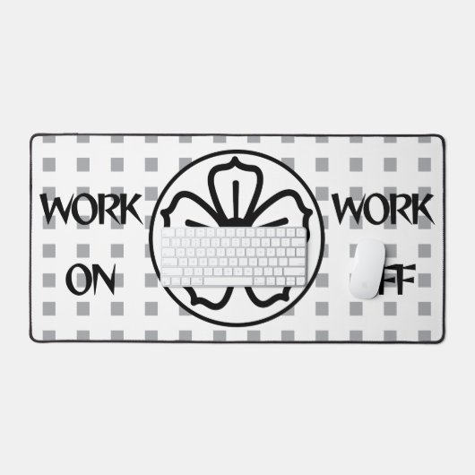 Werken op het werk off desk mat (Keyboard & Muis)