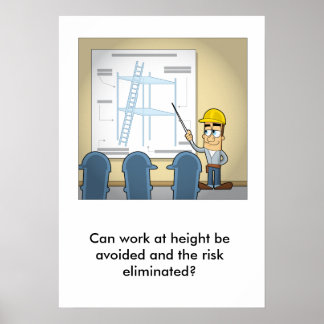 Werken op hoogte 001 poster