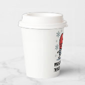 Werken over de Feestdagen Kerst Grappige grap Papieren Bekers (Rechts)