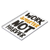 Werken slimmer dan harder notitieboek (Linkerzijde)