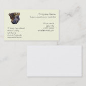 Werken van een Potter - metalen glazen pot Visitekaartje (Voorkant / Achterkant)