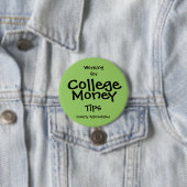 Werken voor College Money Button - groen (In situ)