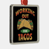 Werken voor Tacos Metalen Ornament (Rechts)