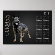 Werkend Duits Shepherd Dog - GSD Calendar 2018