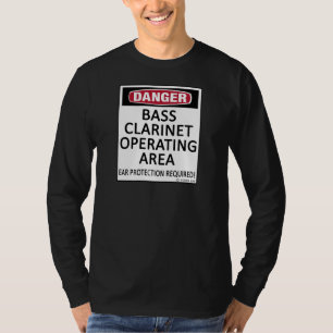 Werkend gebied Bass Clarinet T-shirt
