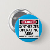 Werkend gebied Synthesizer Ronde Button 5,7 Cm (Voorkant /achterkant)
